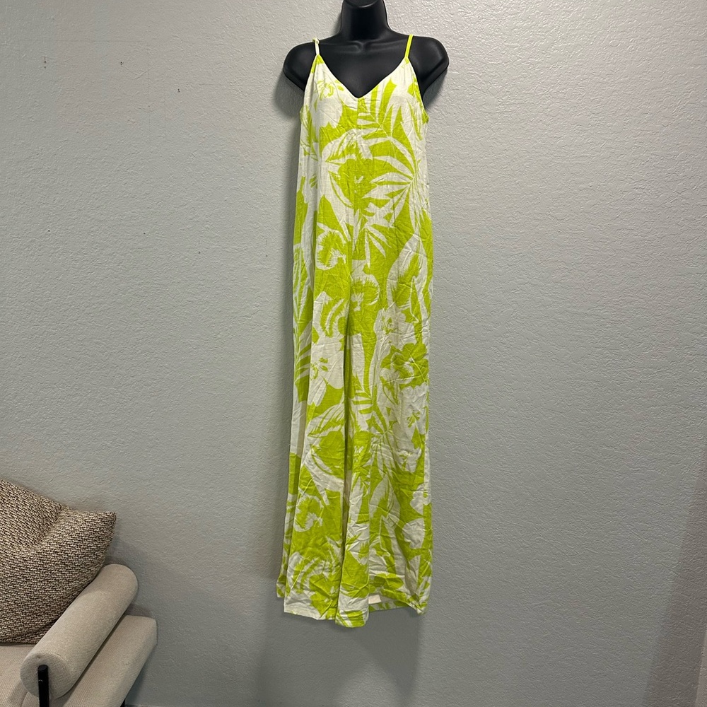 VICI Waikiki Tropical Print Relaxed Jumpsuit M - Picture 11 of 11